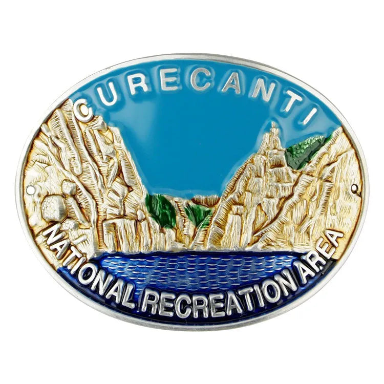 Curecanti National Rec. Area Hiking Stick Medallion - Color
