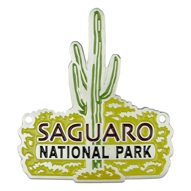 Saguaro National Park Hiking Stick Medallion - Cactus