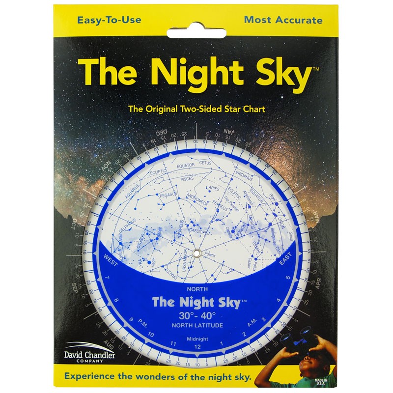 The Night Sky Rotating Star Chart front packaging
