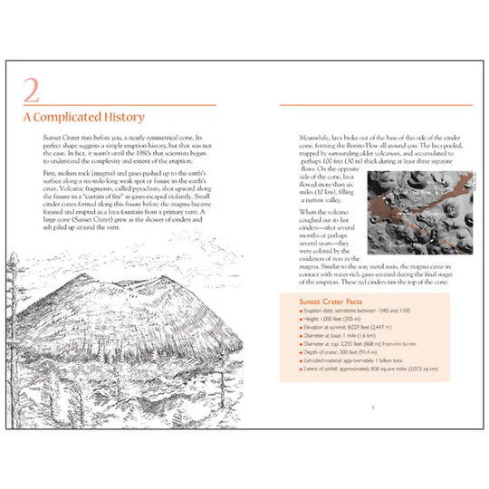 Sunset Crater National Monument Lava Flow Trail Guide Interior Pages