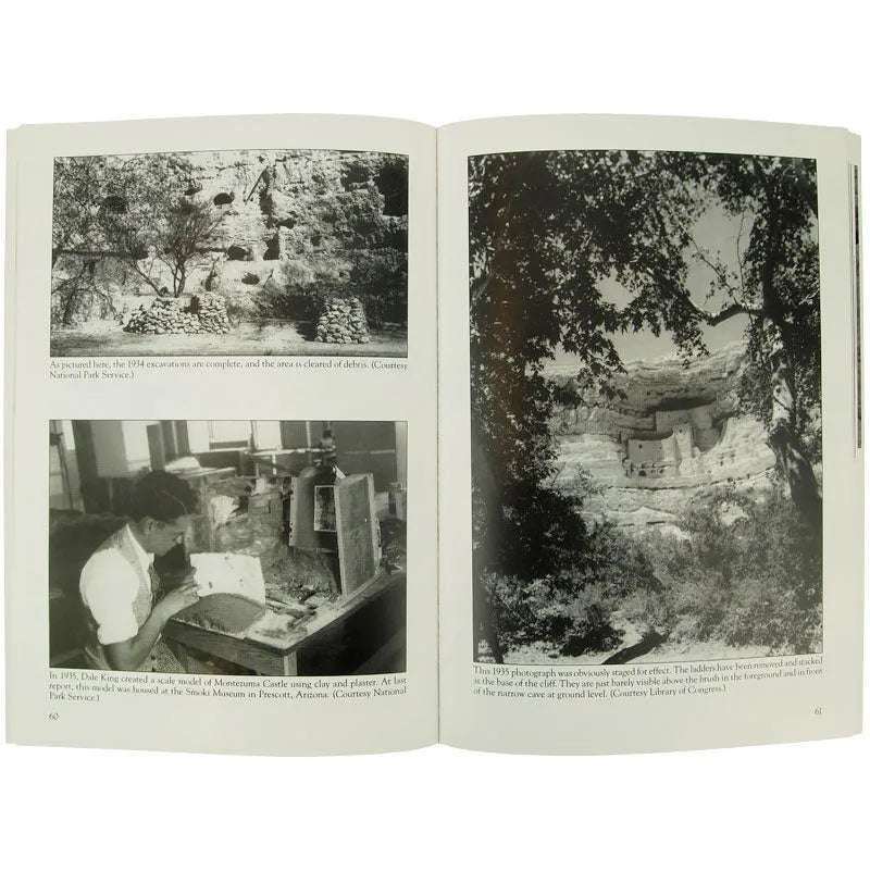 Images of America - Montezuma Castle National Monument interior pages with historic photos