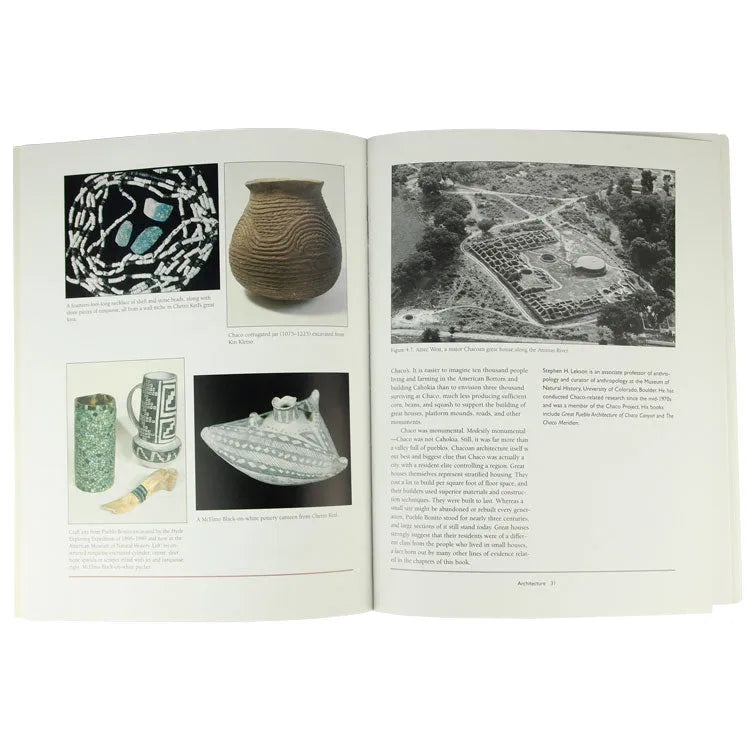In Search of Chaco edited by David Grant Noble interior pages with indigenous art