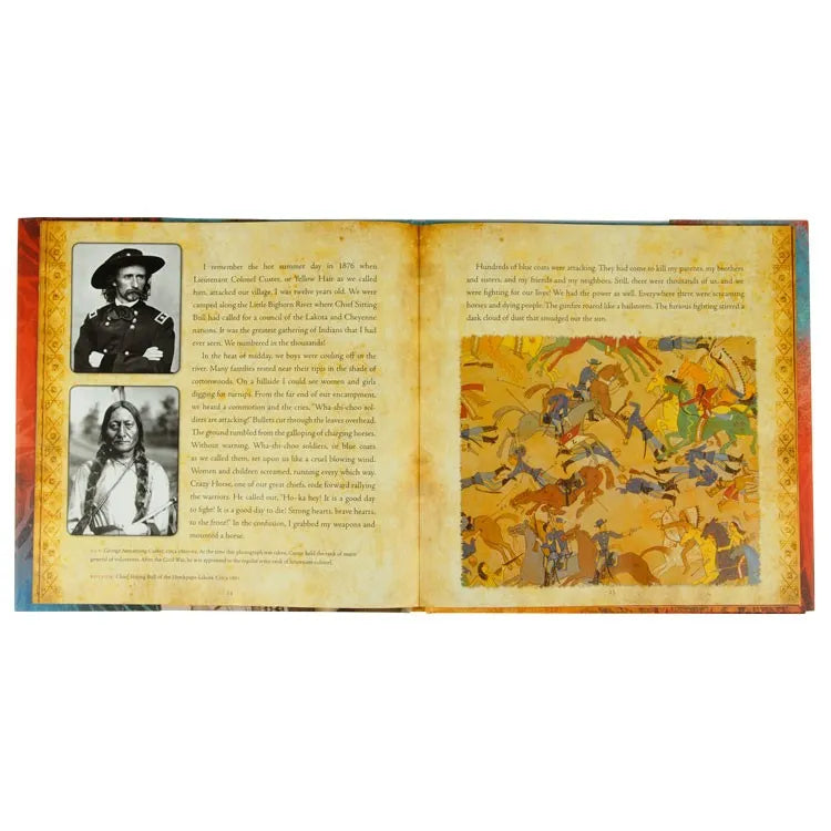 Black Elk's Vision: A Lakota Story by S.D. Nelson interior pages