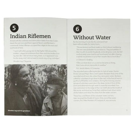 Little Bighorn Battlefield Reno-Benteen Entrenchment Trail Guide Interior Pages