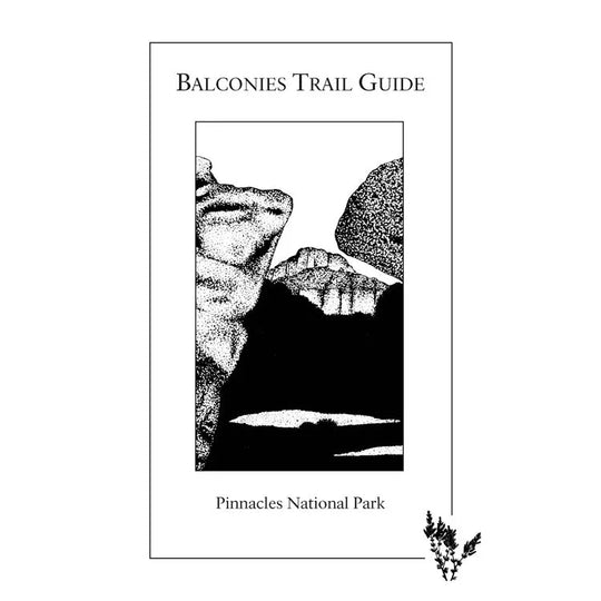 Pinnacles National Park Balconies Trail Guide Front Cover