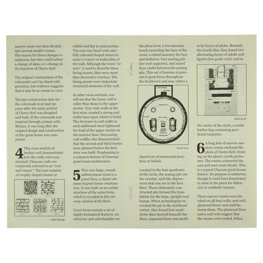 Chaco Culture NHP Chetro Ketl Trail Guide Interior Pages