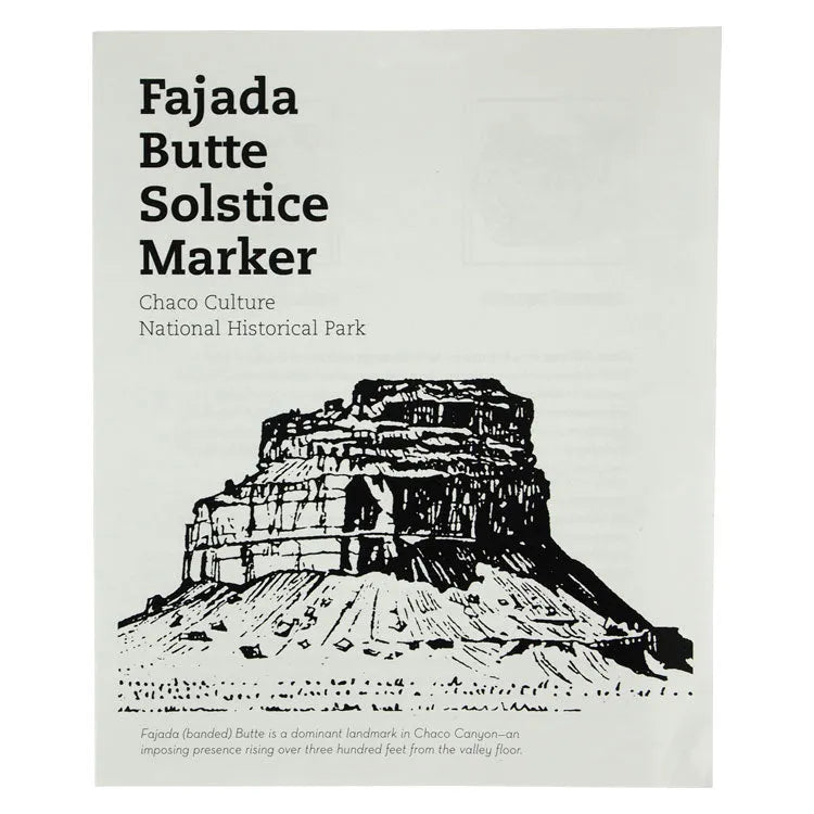 Chaco Culture NHP Fajada Butte Solstice Marker Trail Guide Front Cover
