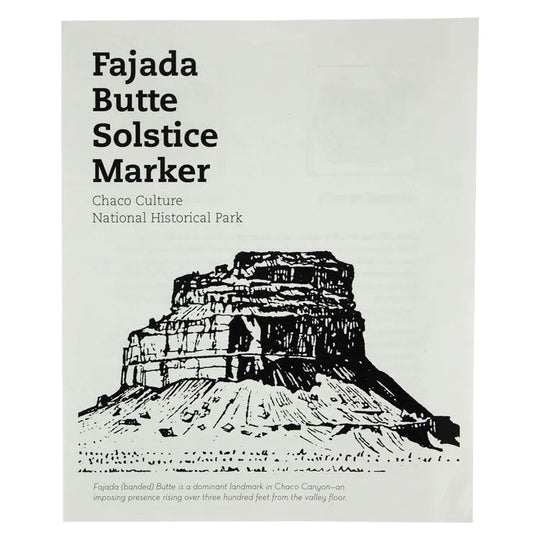 Chaco Culture NHP Fajada Butte Solstice Marker Trail Guide Front Cover