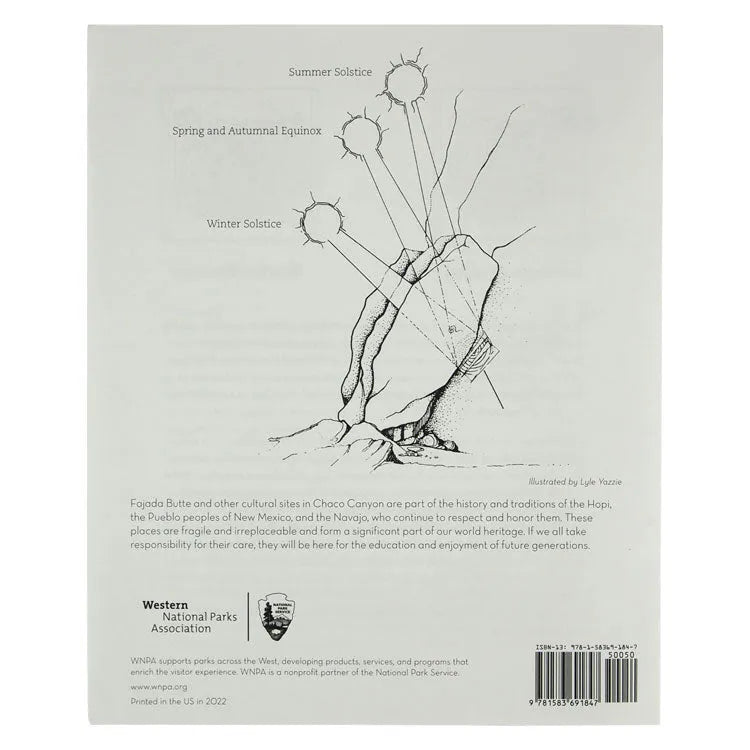 Chaco Culture NHP Fajada Butte Solstice Marker Trail Guide Back Cover