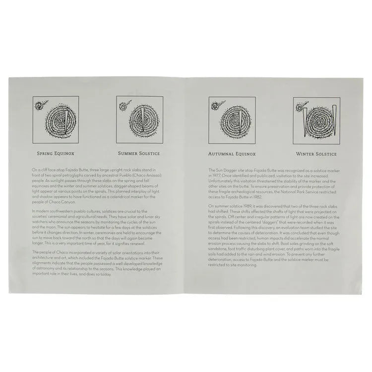 Chaco Culture NHP Fajada Butte Solstice Marker Trail Guide Interior Pages