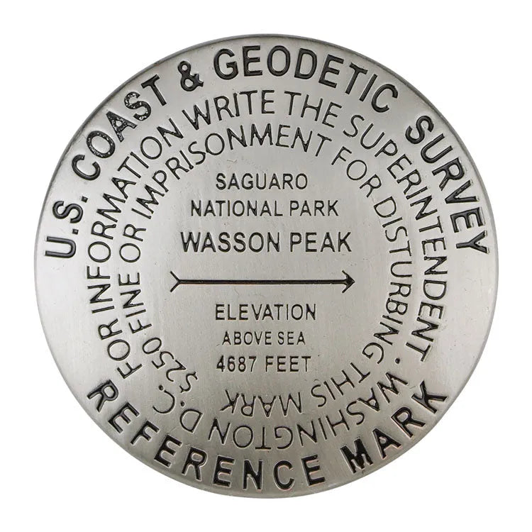 Saguaro National Park Magnet - Wasson Peak Benchmark