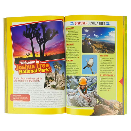 National Geographic Kids National Parks Guide interior pages about Joshua Tree National Park