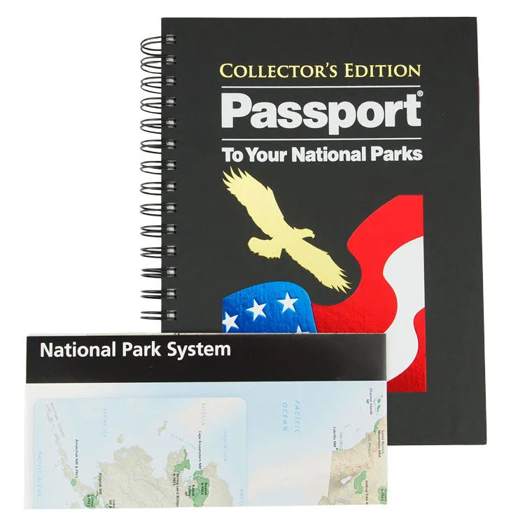Passport to Your National Parks Book - Collector's Edition with system map