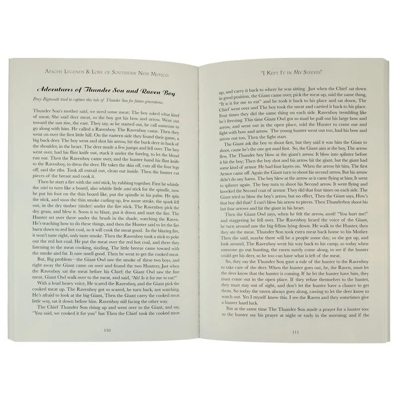 Apache Legends & Lore of Southern New Mexico interior pages