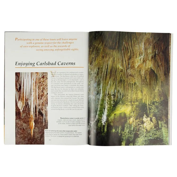 Carlsbad Caverns: The Story Behind the Scenery interior pages