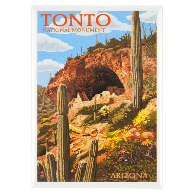Tonto National Monument Magnet - Illustration