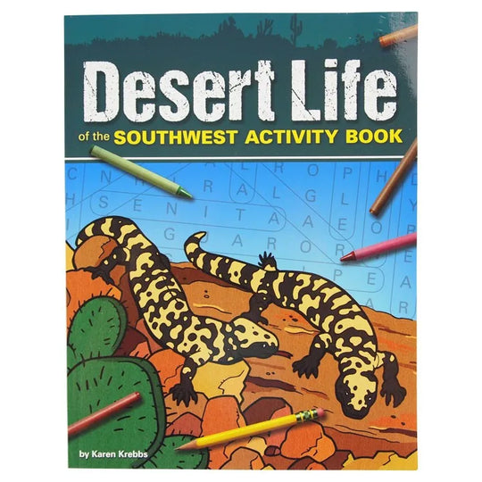 Desert Life of the Southwest Activity Book by Karen Krebbs front cover