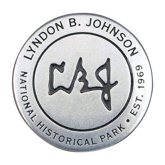 Lyndon B. Johnson National Historical Park Collectible Token - Initials