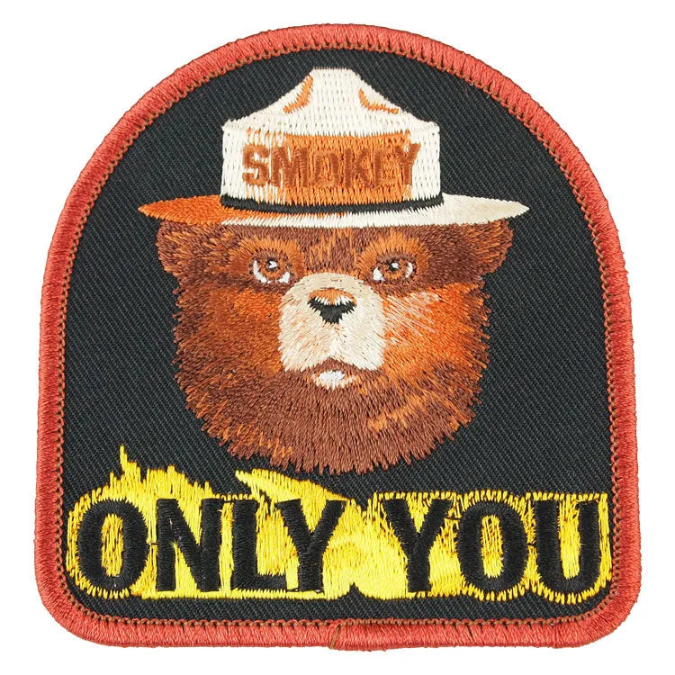 Smokey Bear Embroidered Patch - Only You