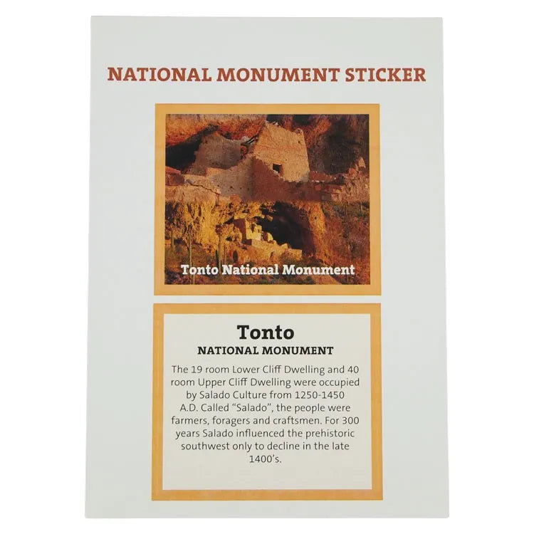 Tonto National Monument Park Sticker