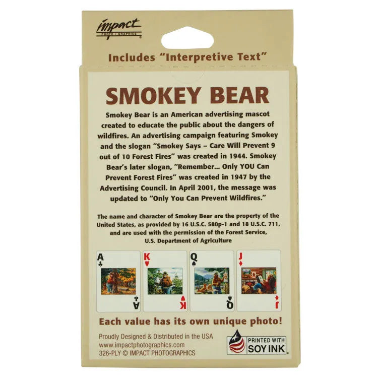Smokey Bear Playing Cards