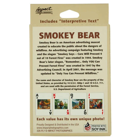 Smokey Bear Playing Cards
