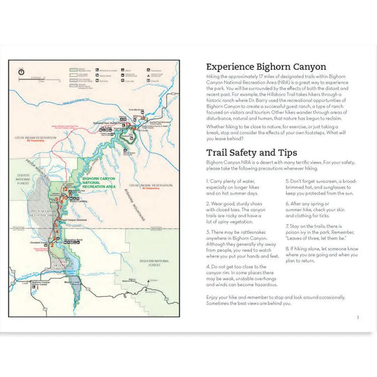 Bighorn Canyon National Recreation Area Hiking Guide Interior Pages