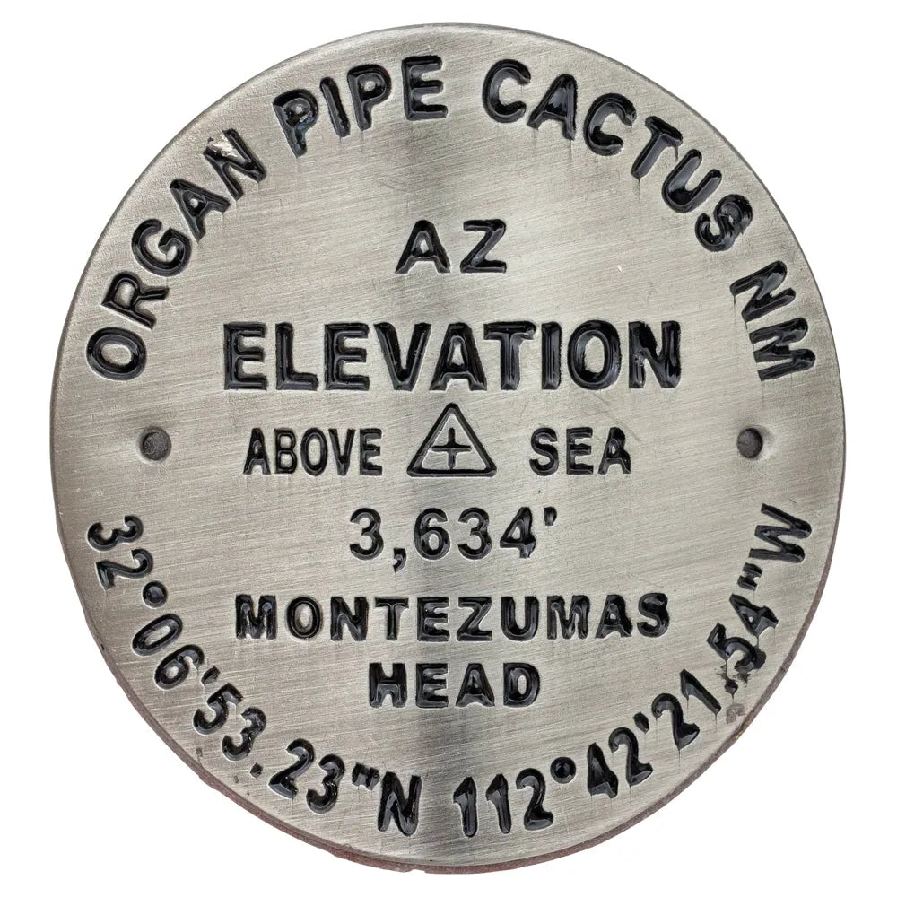 Organ Pipe Cactus National Monument Hiking Stick Medallion – Benchmark