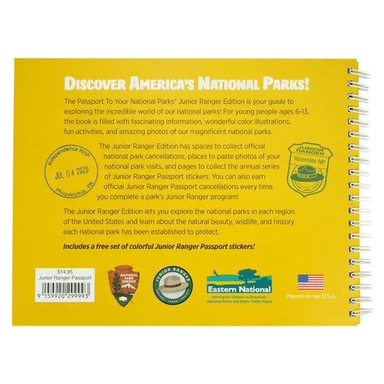 Passport to Your National Parks - Junior Ranger Edition back cover