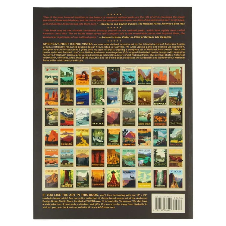 ADG Illustrated National Parks: Expanded Edition back cover