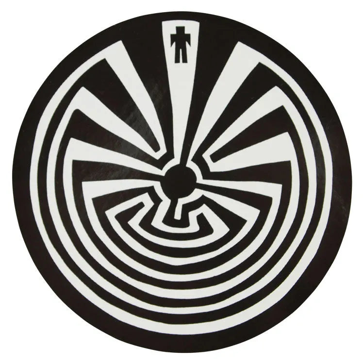 Man in the Maze Sticker