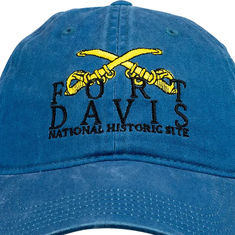 Fort Davis National Historic Site Cap - Crossed Sabers Close Up