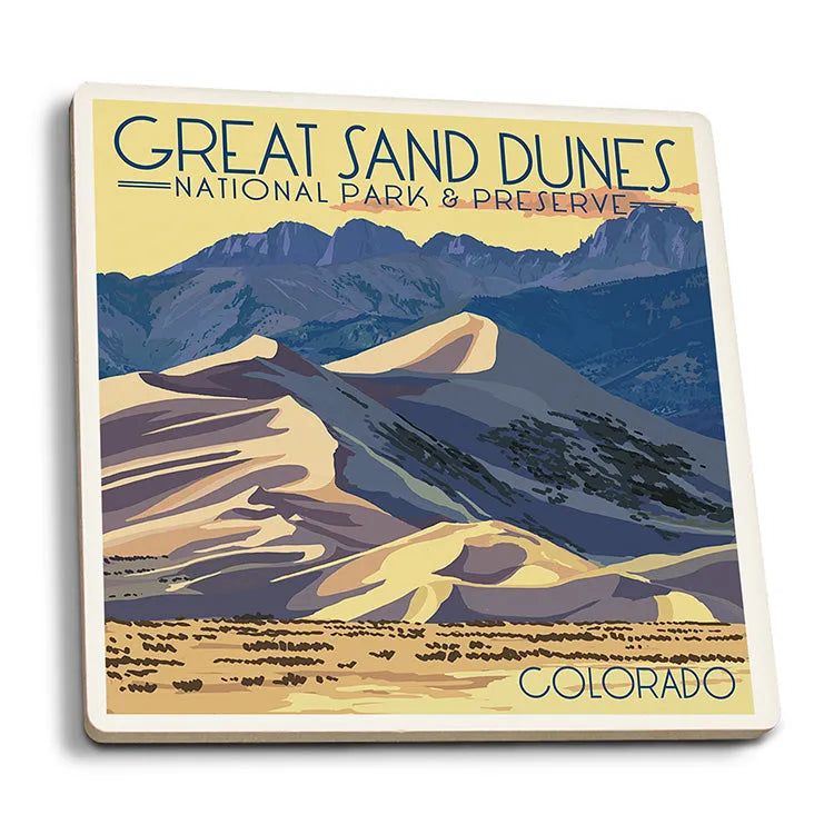 Great Sand Dunes National Park Coaster - Star Dune