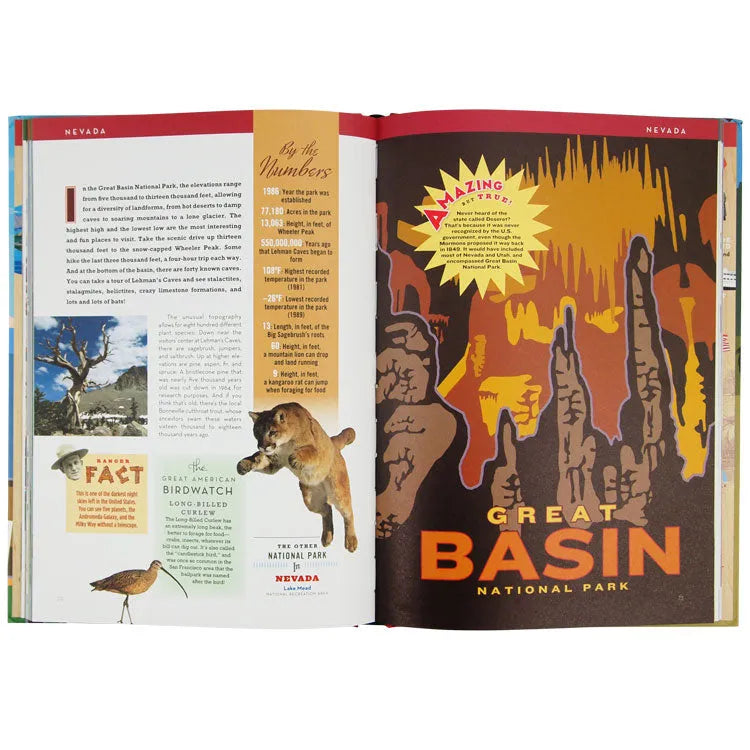 National Parks: A Kid's Guide interior pages about Great Basin National Park