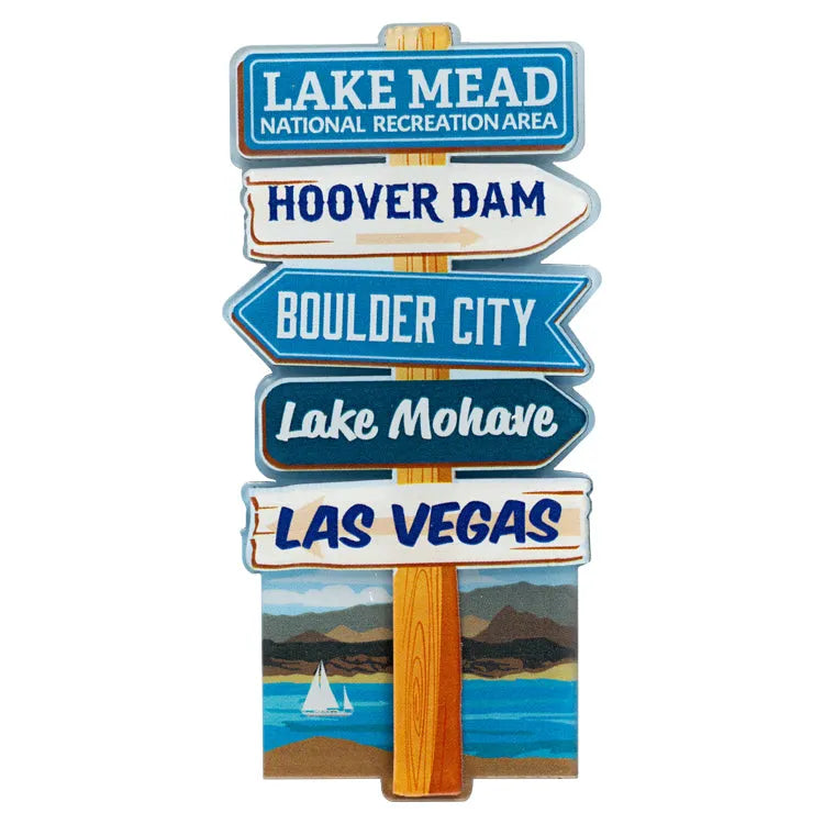 Lake Mead National Rec. Area Magnet - Signpost