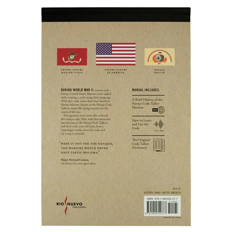 Navajo Code Talker Manual back cover