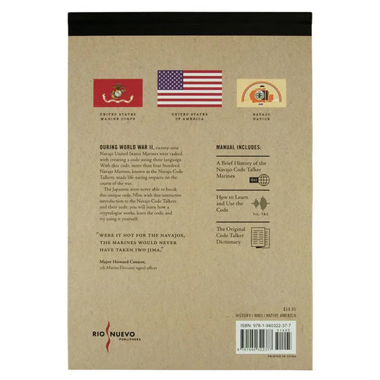 Navajo Code Talker Manual back cover