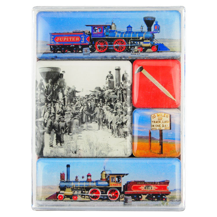 Golden Spike National Hist. Park Mini Magnet Set