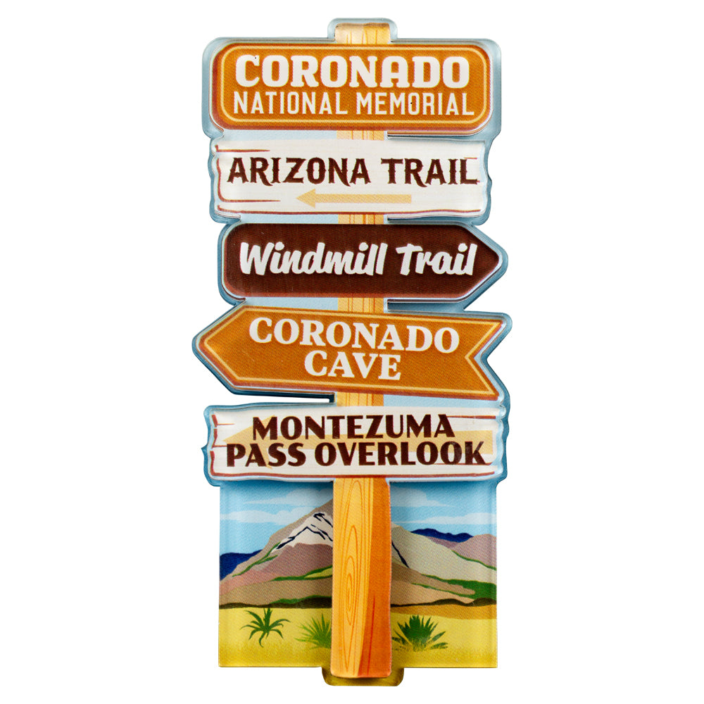 Coronado National Memorial Magnet - Signpost