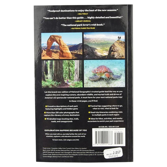 National Geographic Guide to National Parks of the United States 9th Edition back cover