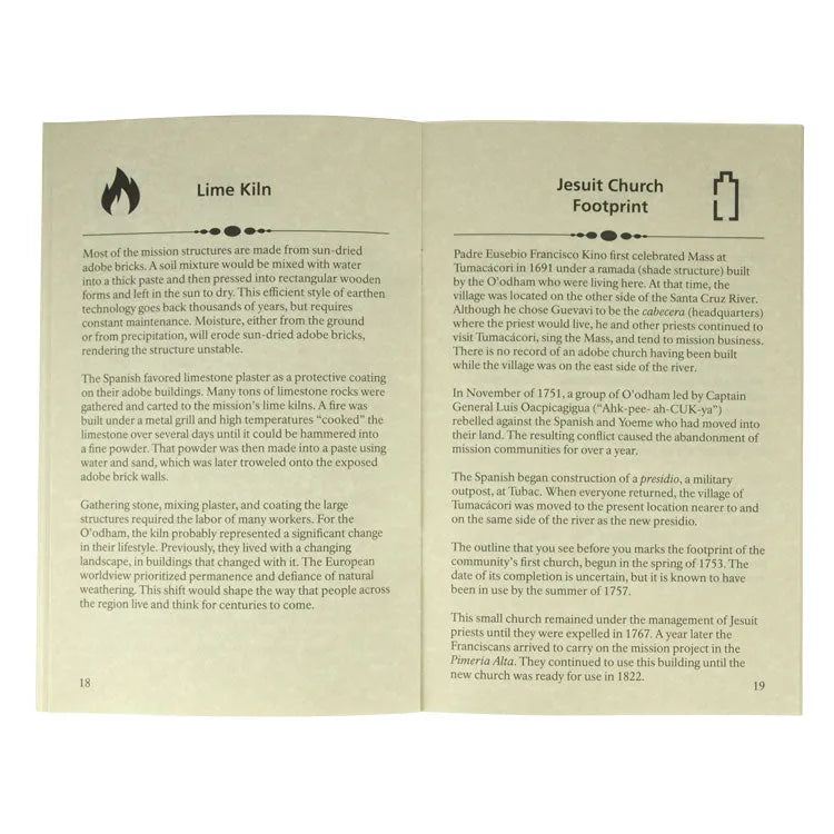 Tumacacori: A Cultural Crossroad Interior Pages