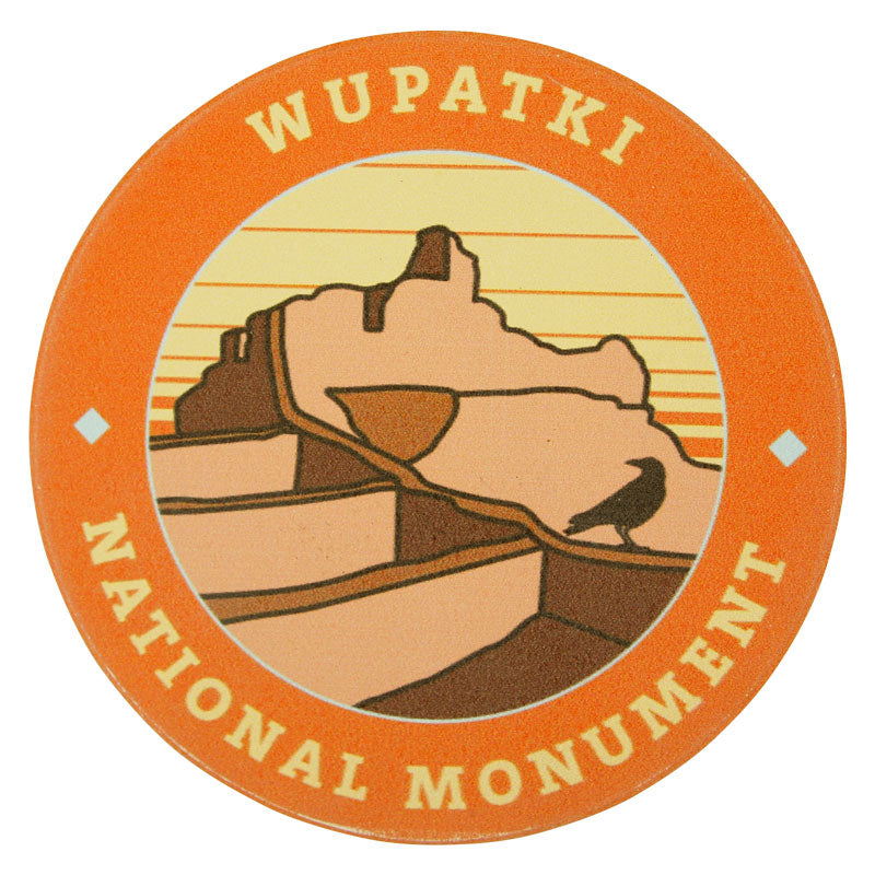 Wupatki National Monument Round Ceramic Coaster