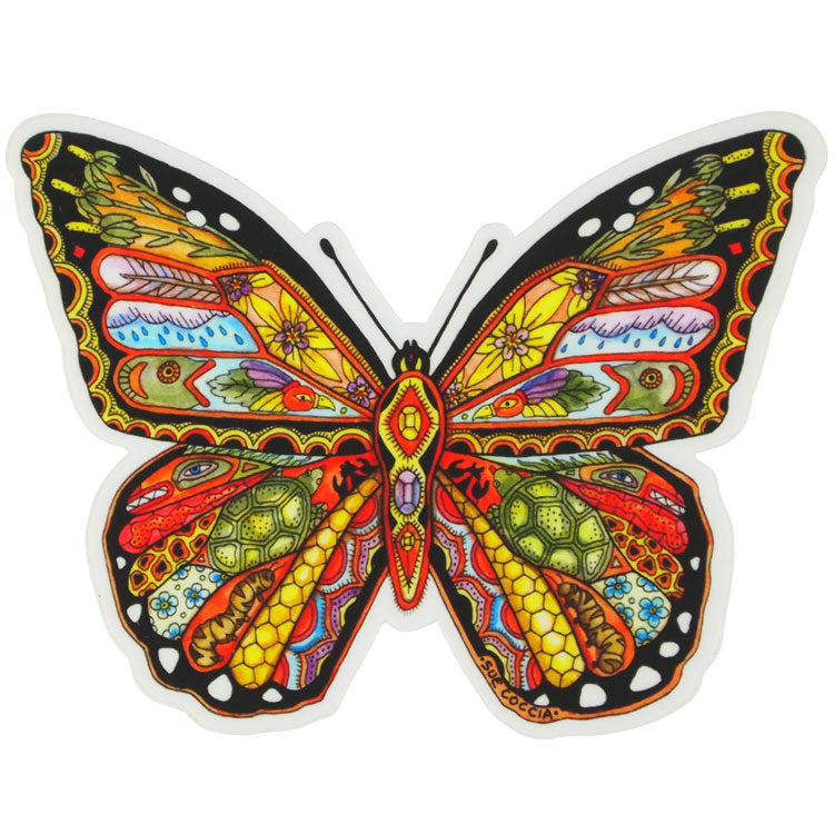 Earth Art Monarch Butterfly Sticker