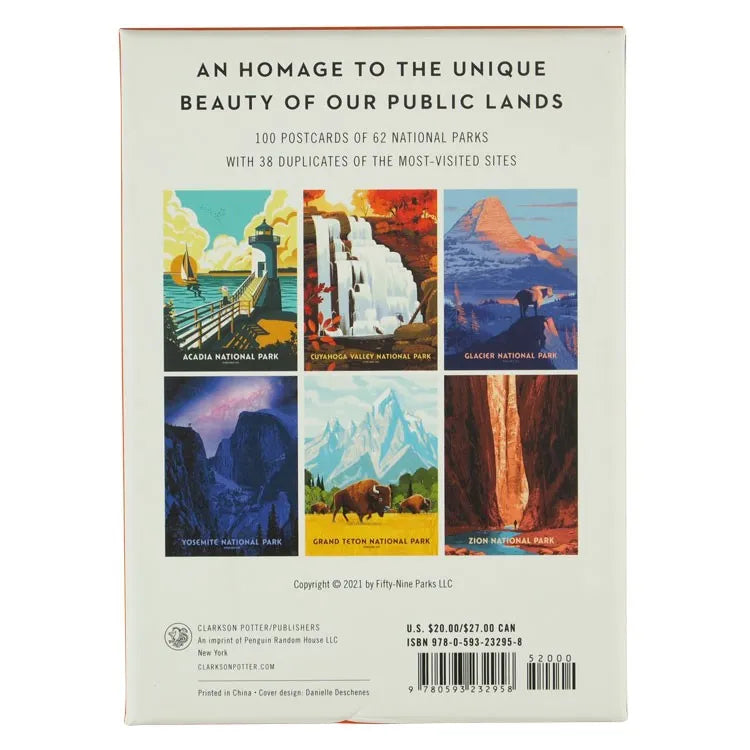 National Parks Postcard Set - Natural Wonders