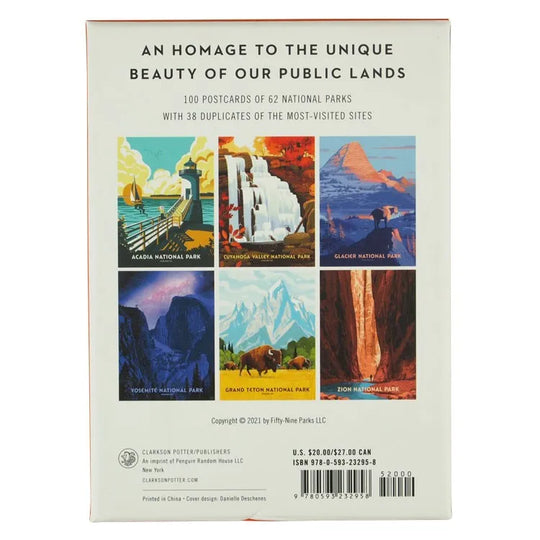 National Parks Postcard Set - Natural Wonders