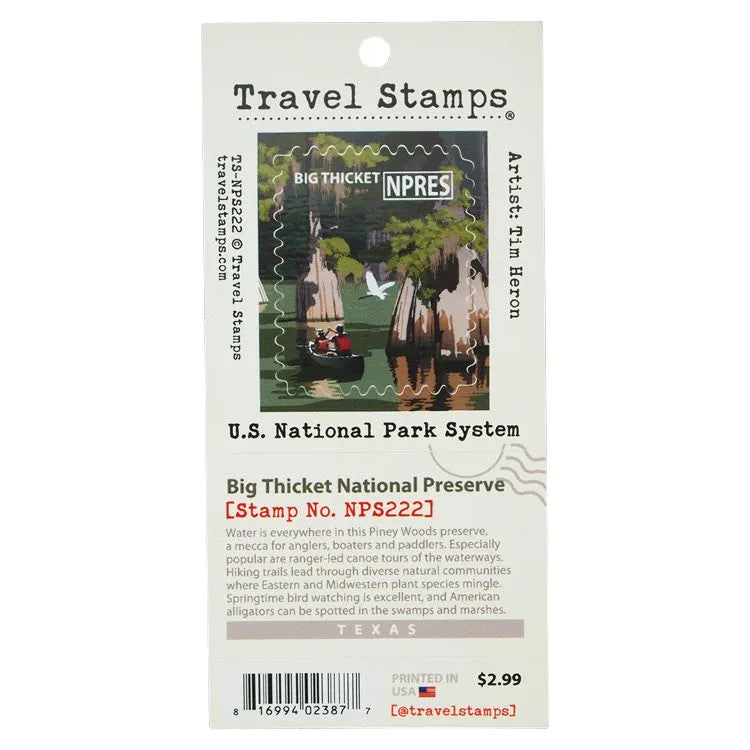 Big Thicket National Preserve Travel Stamp