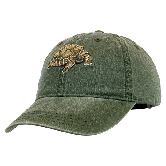 Desert Tortoise Embroidered Cap Facing Right