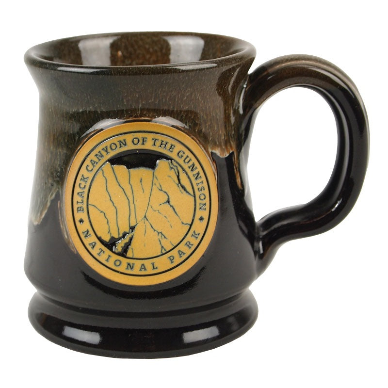 Black Canyon of the Gunnison National Park Footed Mug from Deneen Pottery
