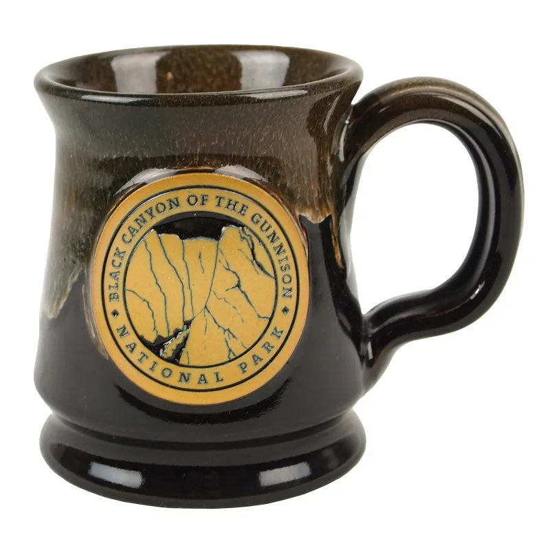 Black Canyon of the Gunnison National Park Footed Mug from Deneen Pottery