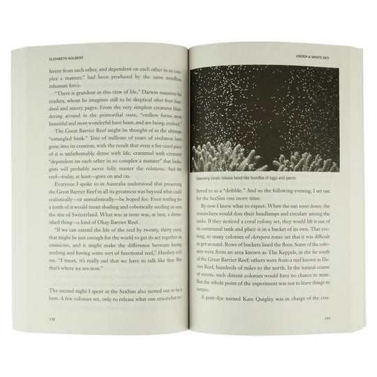 Under a White Sky: The Nature of the Future by Elizabeth Kolbert interior pages